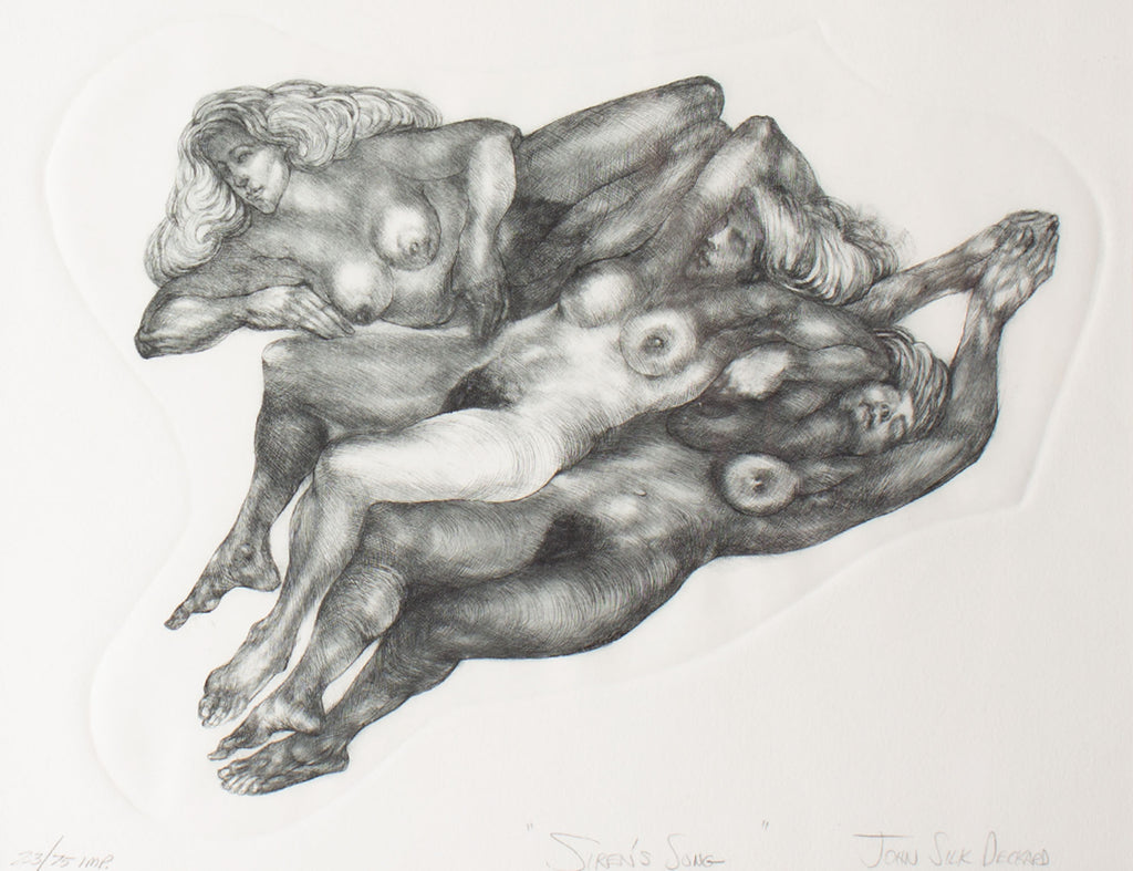 John Silk Deckard “Siren’s Song” Etching
