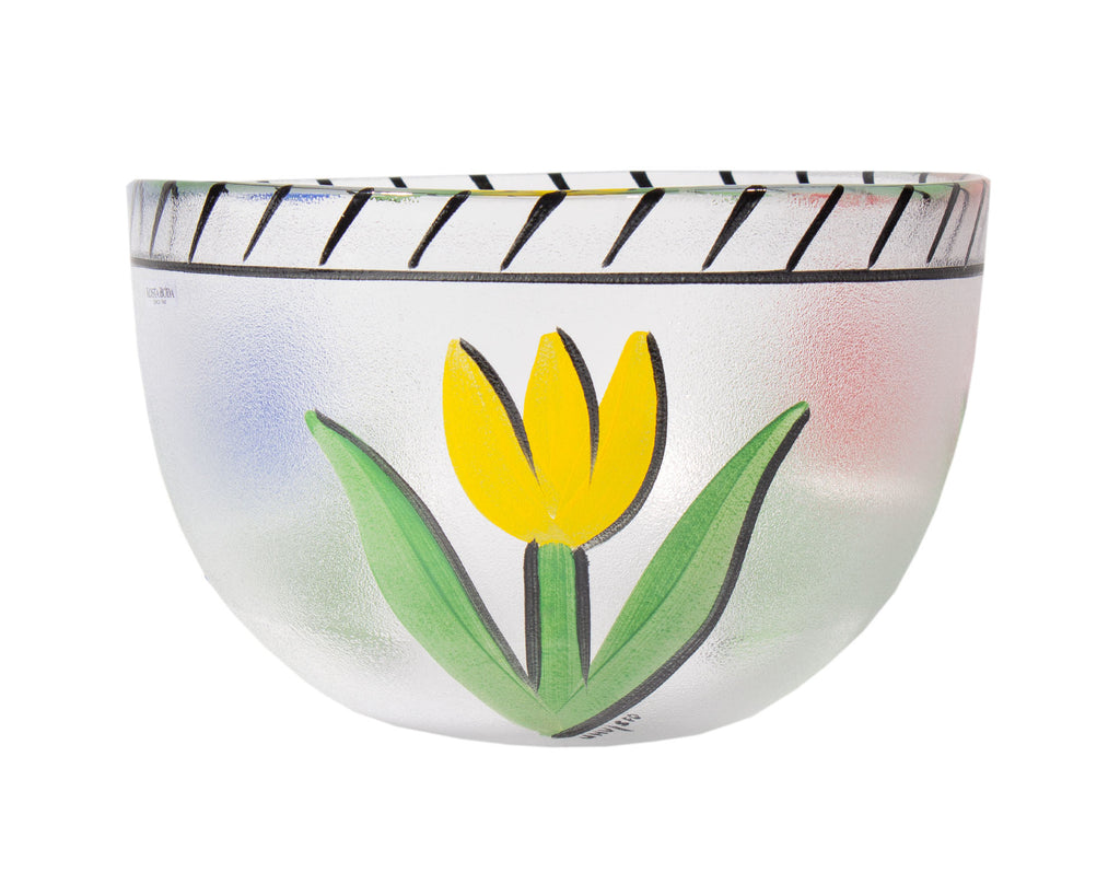 Ulrica Hydman Kosta Boda “Tulipa” Glass Bowl