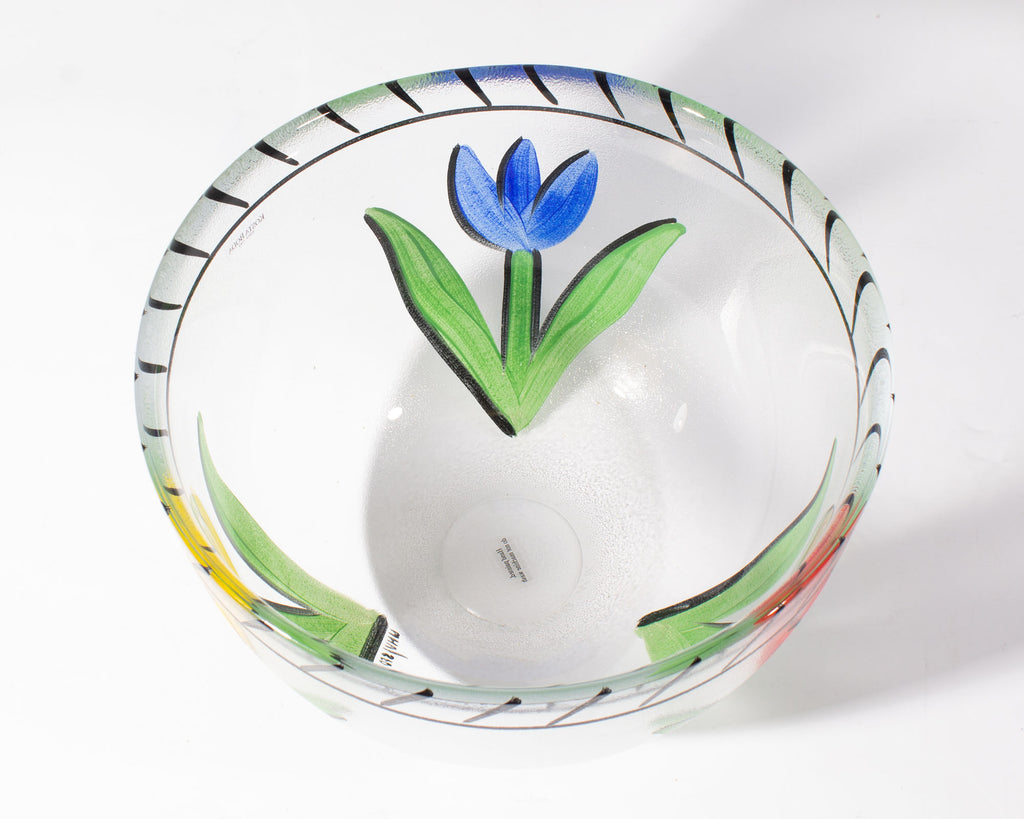 Ulrica Hydman Kosta Boda “Tulipa” Glass Bowl