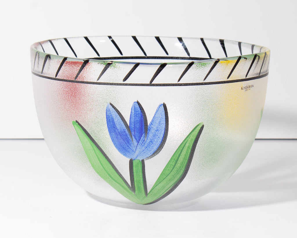 Ulrica Hydman Kosta Boda “Tulipa” Glass Bowl