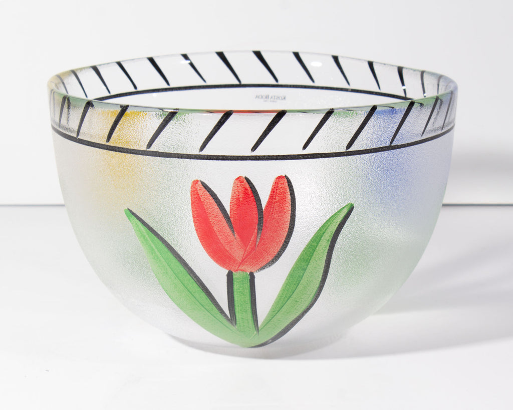 Ulrica Hydman Kosta Boda “Tulipa” Glass Bowl