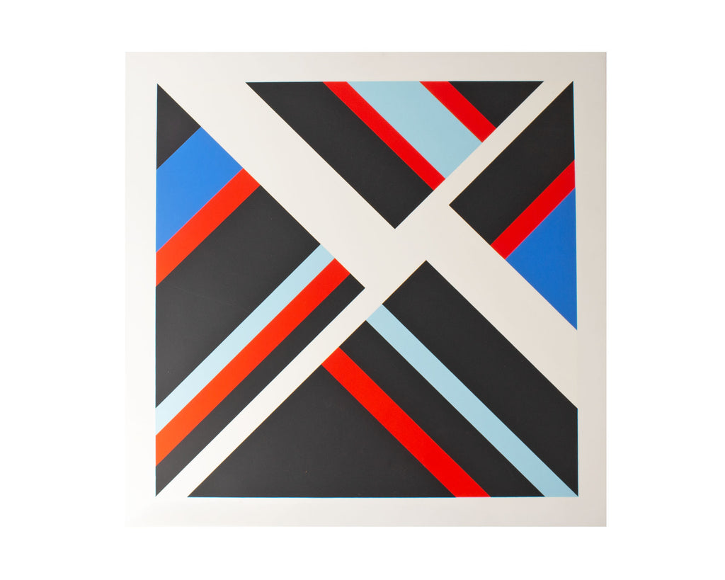 Ilya Bolotowsky Op Art Serigraph Print