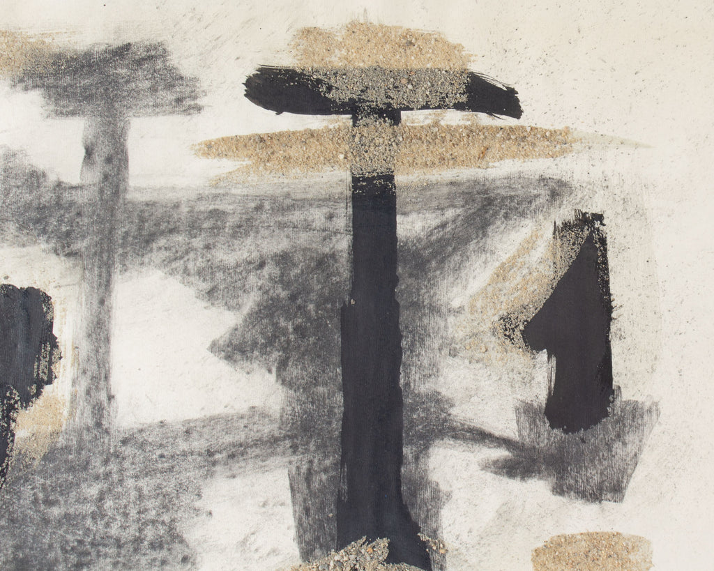 James Spencer Russell 1958 Mixed Media Drawing and Collage