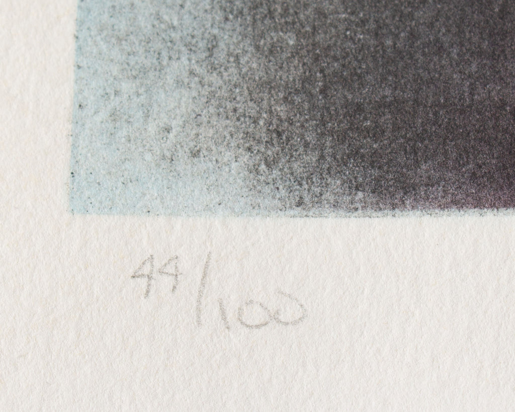 László Dús 1981 Abstract Lithograph