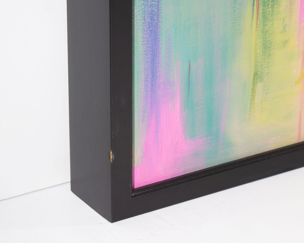 Gayla Hodson Abstract Oil on Canvas Painting of Flowers