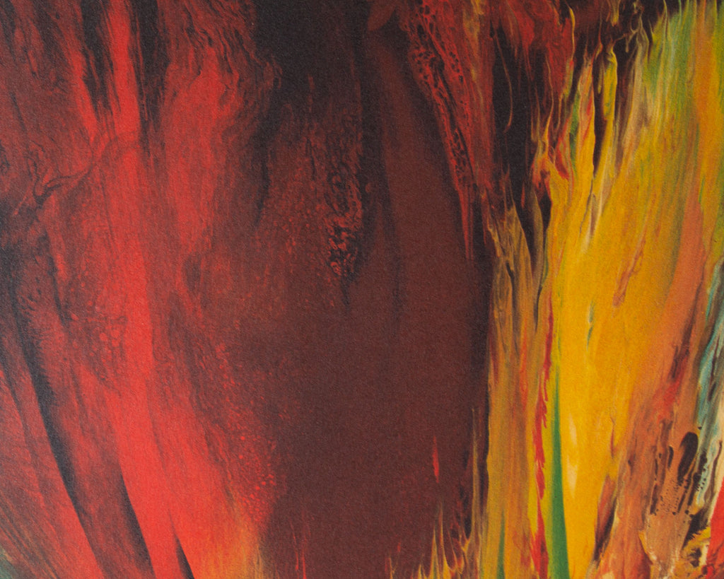 Leonardo Nierman 1974 “Flight to the Sun” Abstract Lithograph