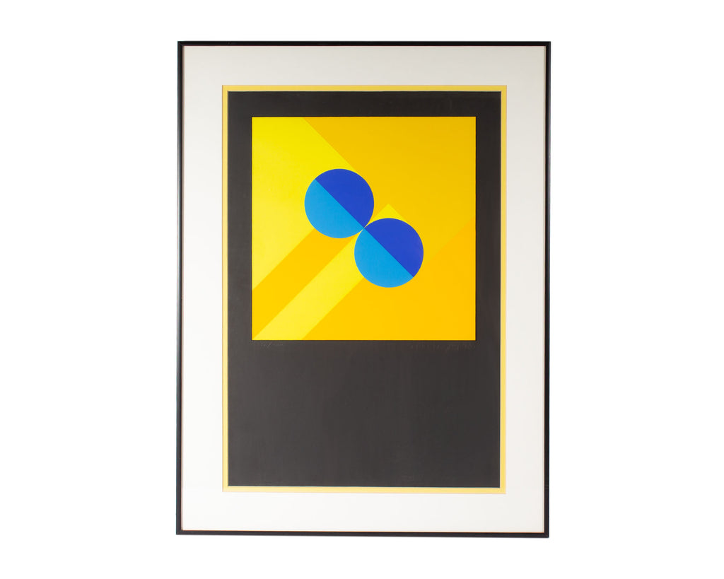 Jo Niemeyer Op Art Serigraph Print