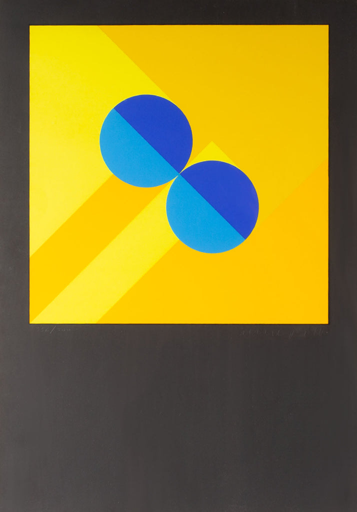 Jo Niemeyer Op Art Serigraph Print