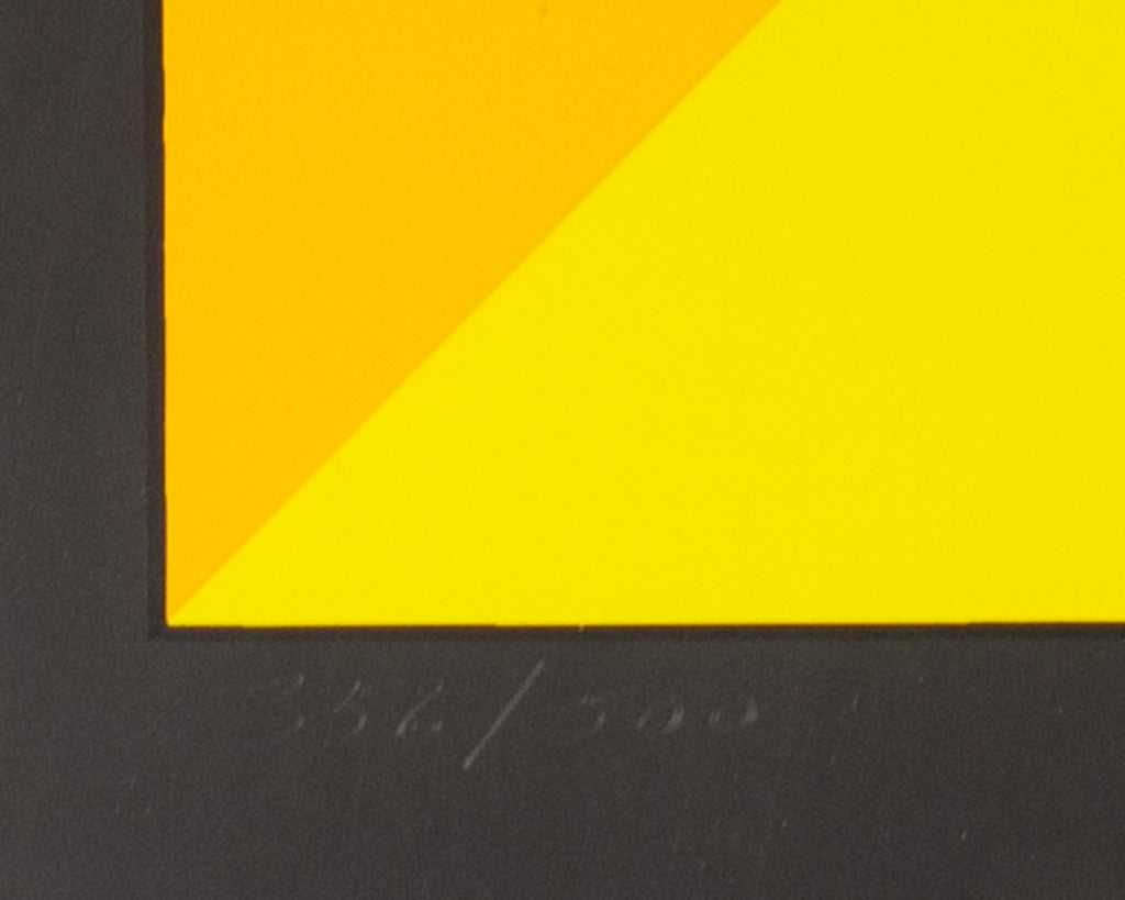 Jo Niemeyer Op Art Serigraph Print