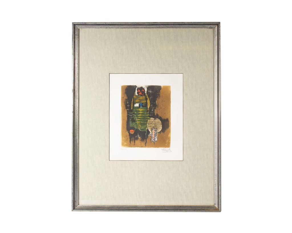 Johnny Friedlaender Abstract Color Etching