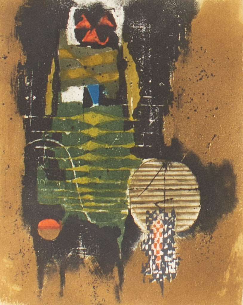Johnny Friedlaender Abstract Color Etching
