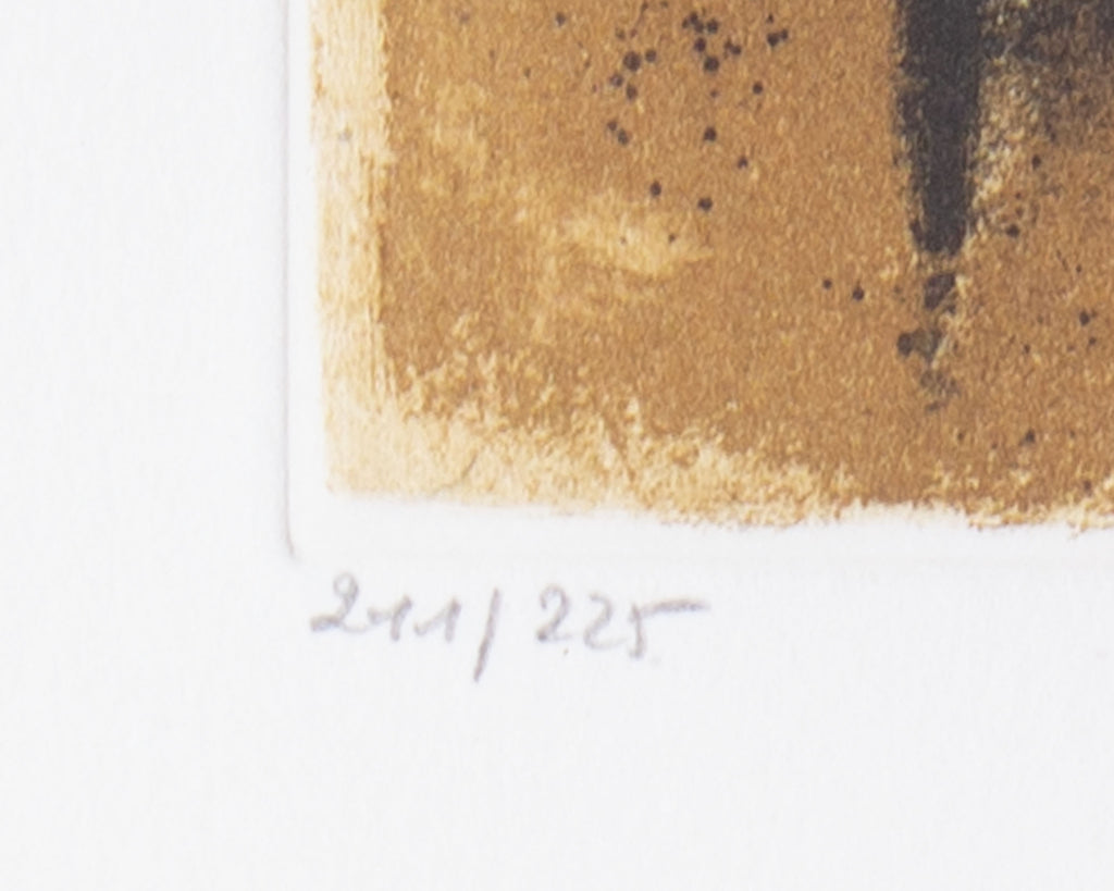 Johnny Friedlaender Abstract Color Etching