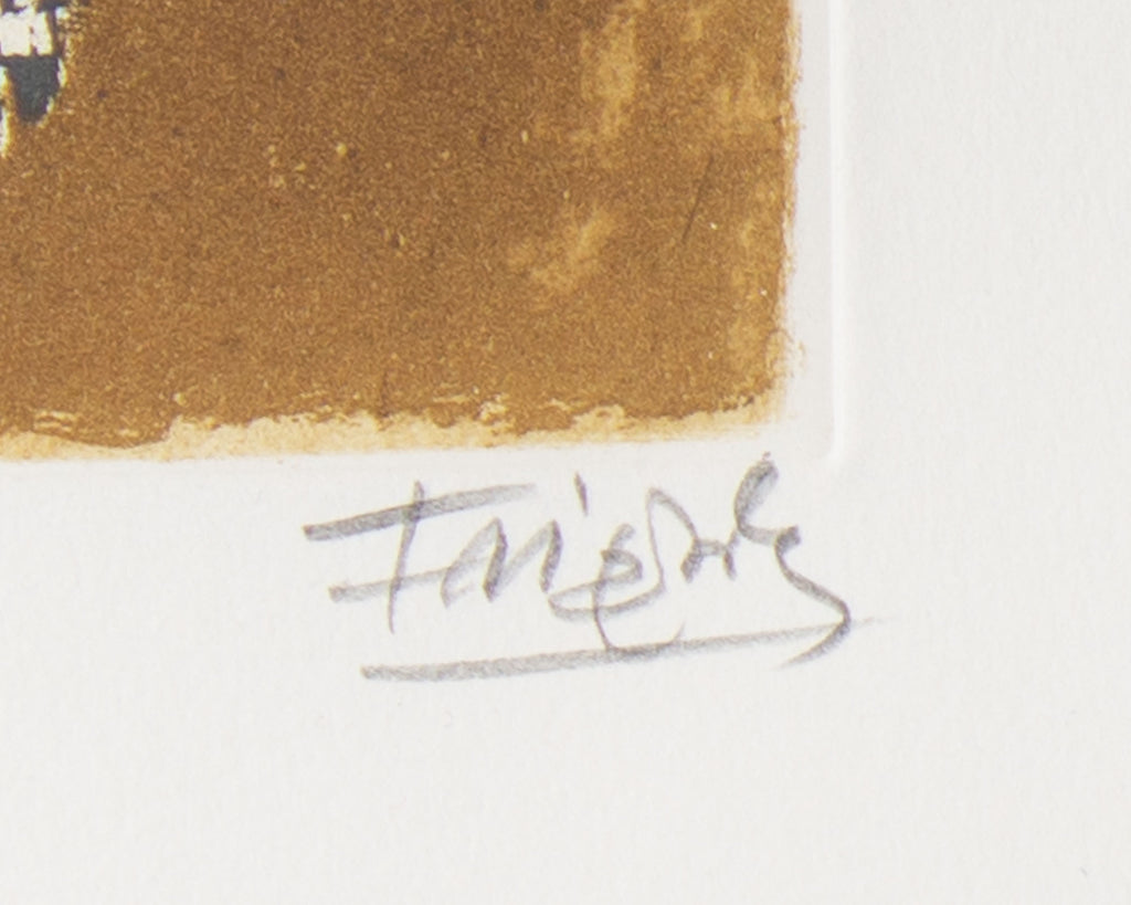 Johnny Friedlaender Abstract Color Etching