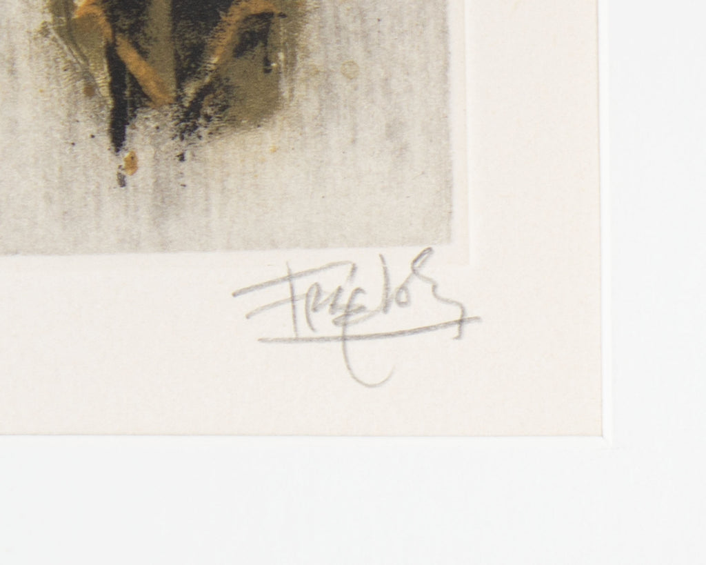 Johnny Friedlaender Abstract Color Etching