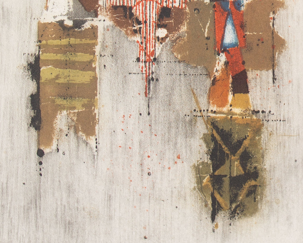 Johnny Friedlaender Abstract Color Etching