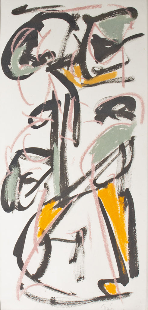 Tim Faulkner Mixed Media Abstract Drawing