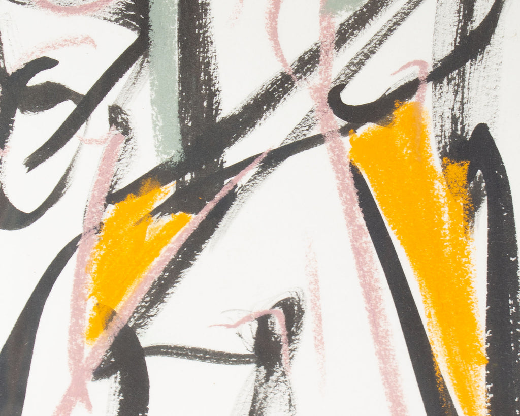 Tim Faulkner Mixed Media Abstract Drawing