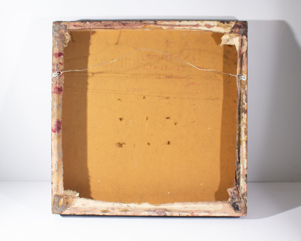 Gay Patterson 1992 "Untitled #4 (Lacerate)" Encaustic Painting