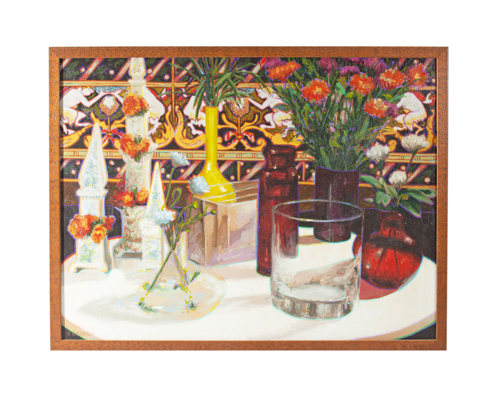 Richard Allen George Oil on Canvas Still Life Painting