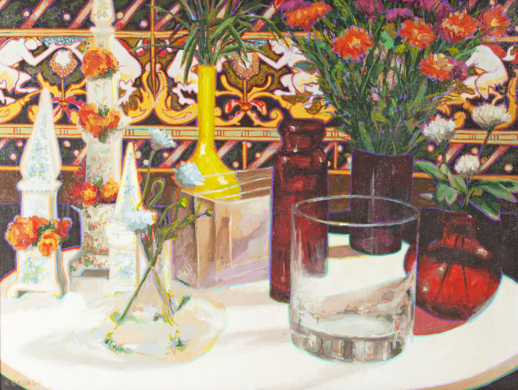 Richard Allen George Oil on Canvas Still Life Painting