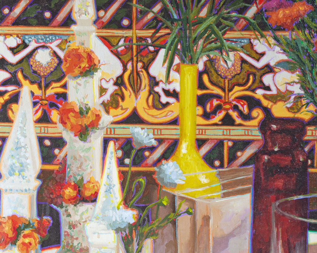 Richard Allen George Oil on Canvas Still Life Painting