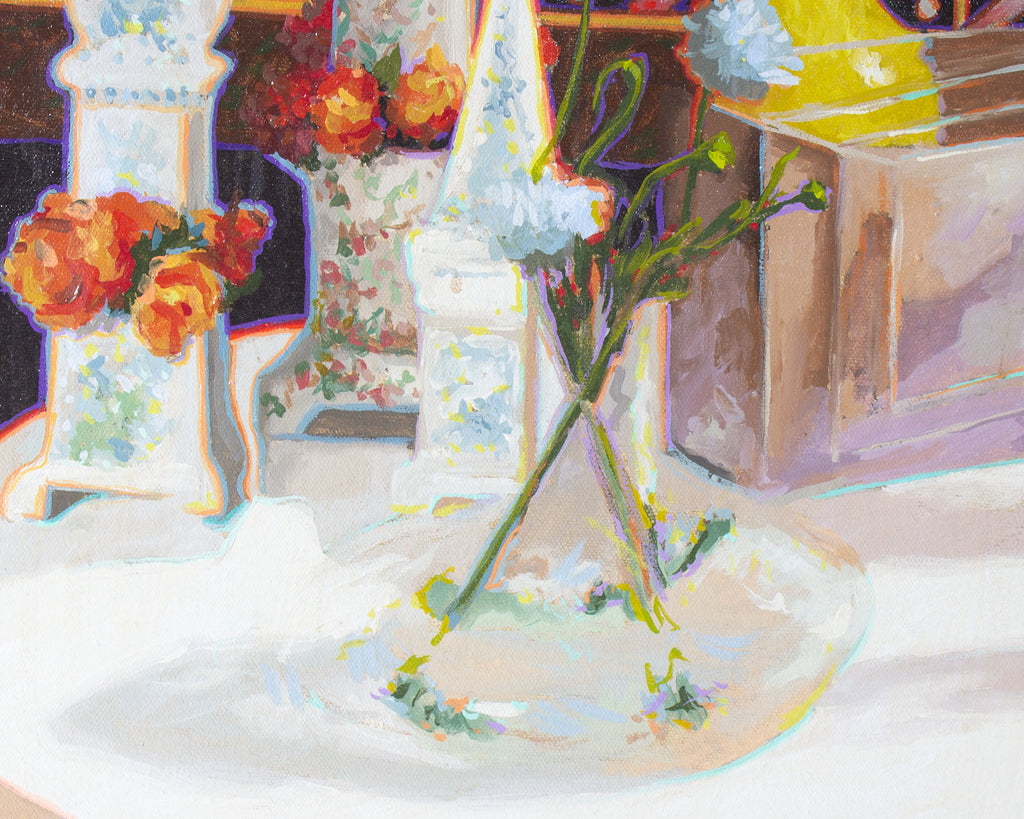 Richard Allen George Oil on Canvas Still Life Painting