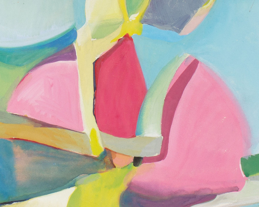 George Coggeshall Abstract Gouache Painting