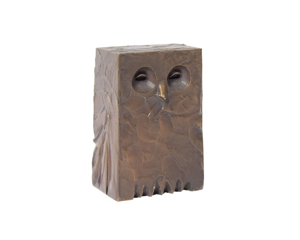 Cy Decosse Bronze Owl Sculpture