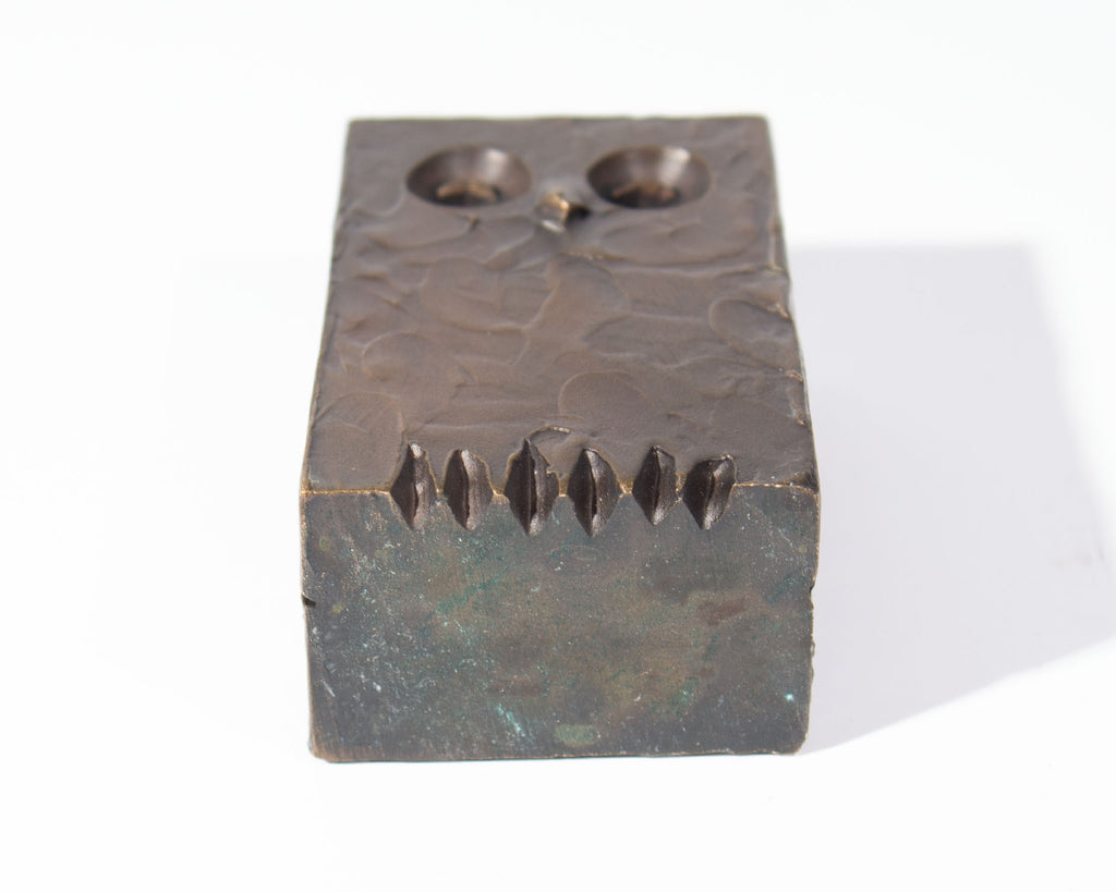 Cy Decosse Bronze Owl Sculpture
