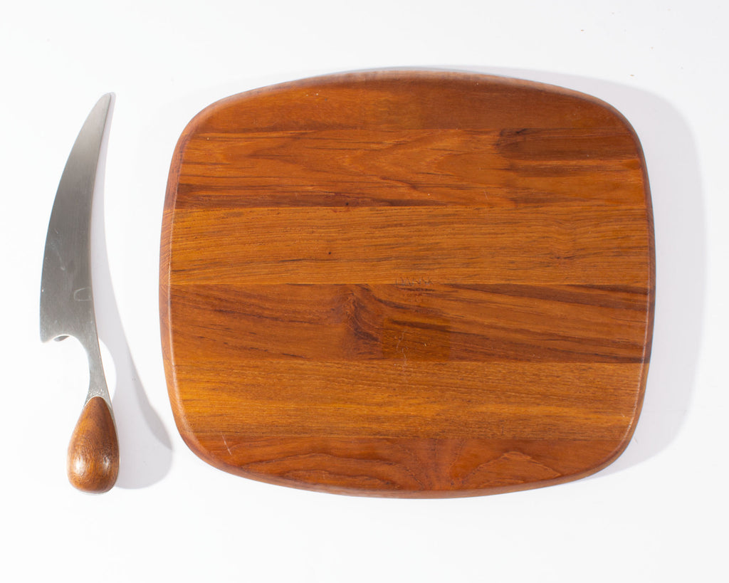 Jens Quistgaard Dansk Cheese Board and Knife