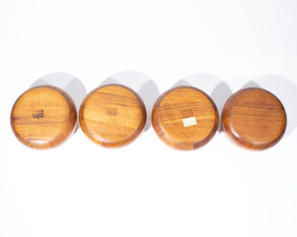 Jens Quistgaard Dansk Teak Salad Bowls
