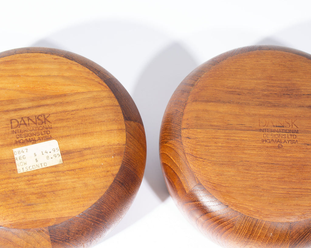 Jens Quistgaard Dansk Teak Salad Bowls