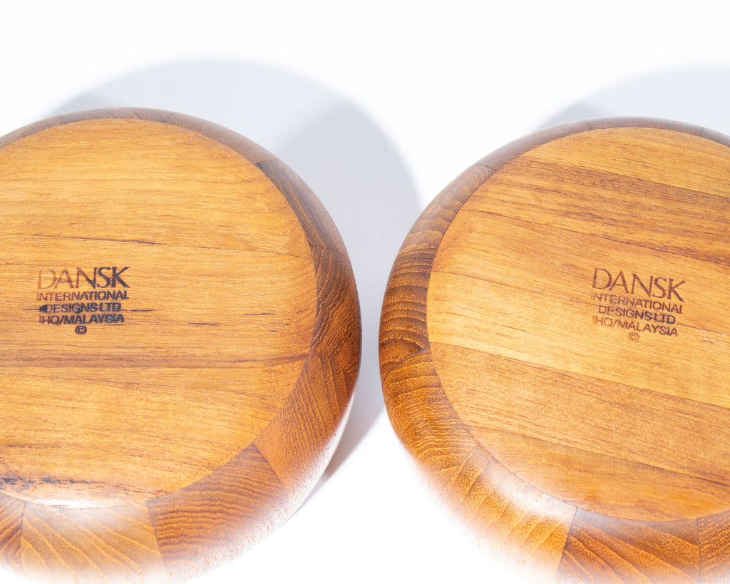 Jens Quistgaard Dansk Teak Salad Bowls