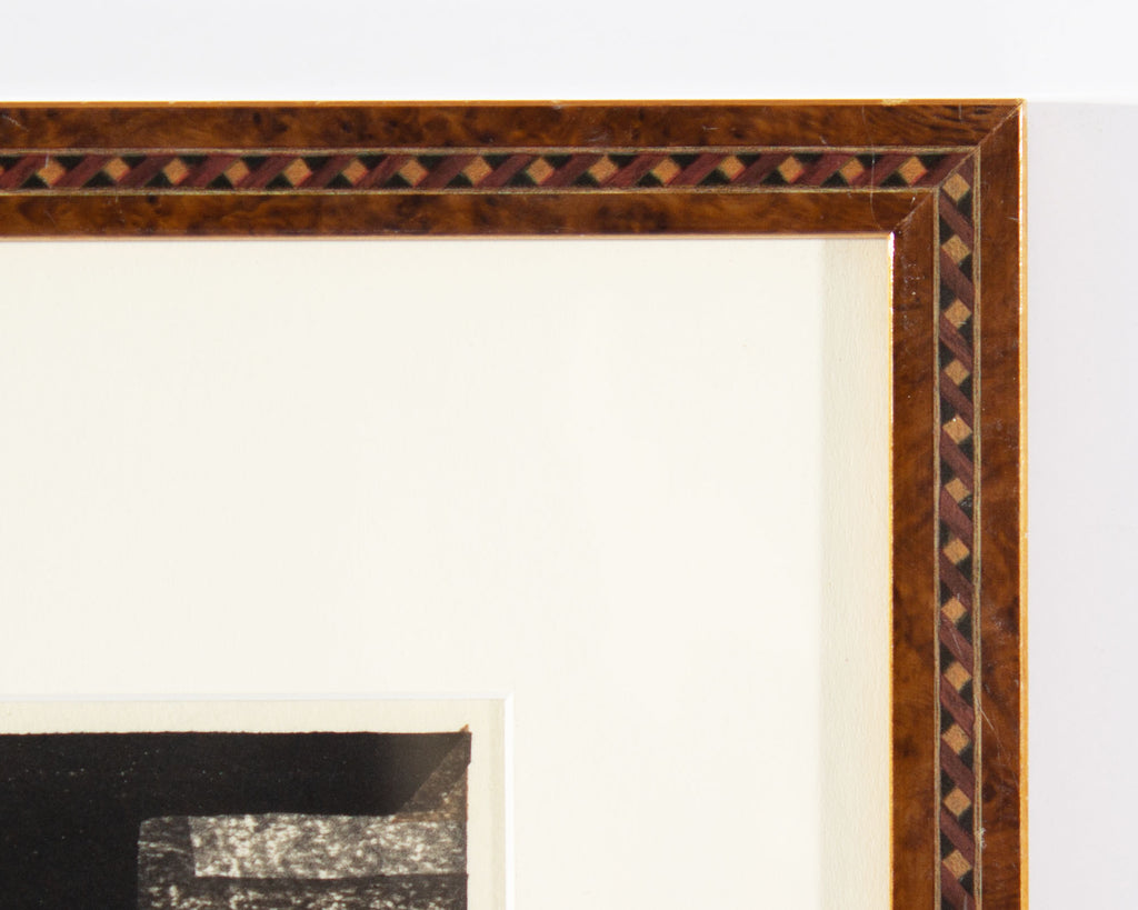 Kiyoshi Saito “Horyuji Temple Late Autumn” Japanese Woodblock Print