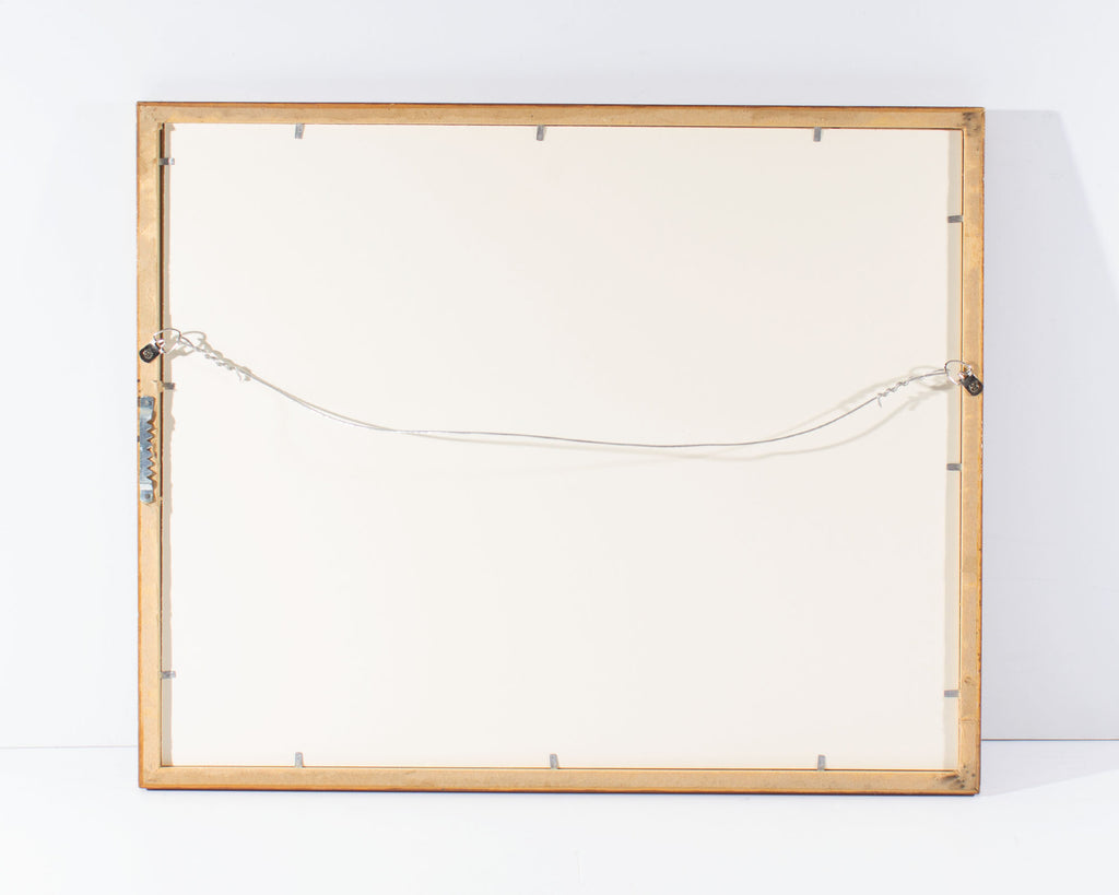 Kiyoshi Saito “Horyuji Temple Late Autumn” Japanese Woodblock Print