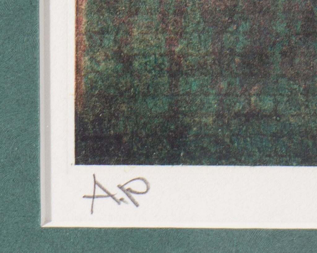 Yuji Hiratsuka 1989 “Rose Man” Intaglio Print