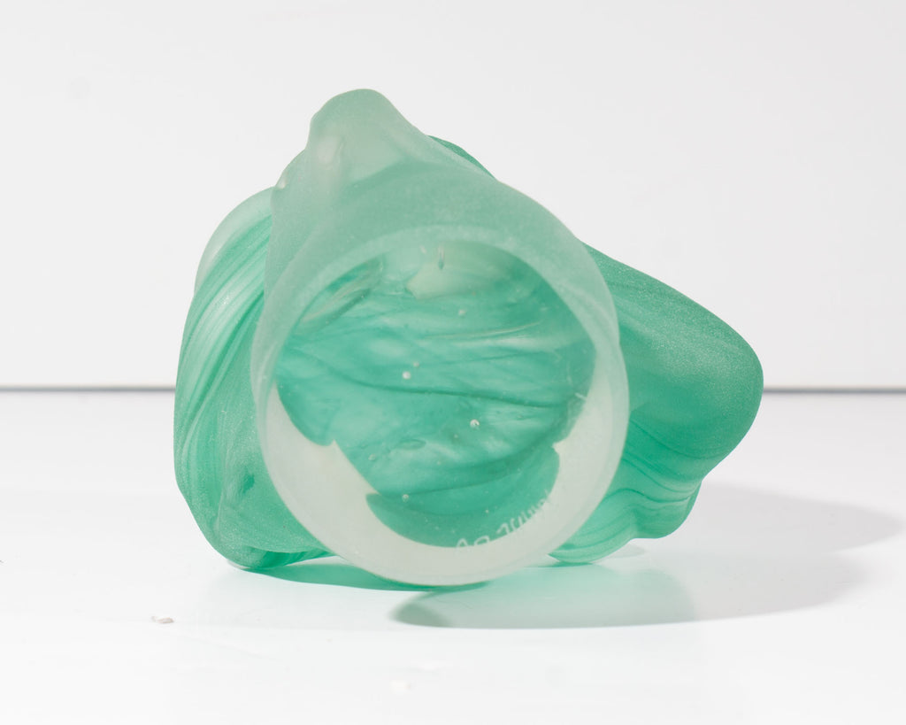 Stephen Fellerman and Clair Raabe 2000 Signed Art Glass Bust Sculpture