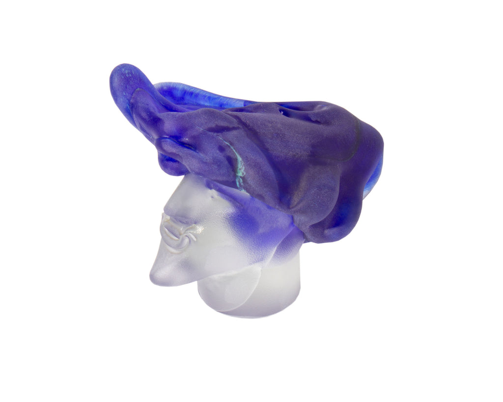 Stephen Fellerman and Clair Raabe 1995 Signed Art Glass Bust Sculpture