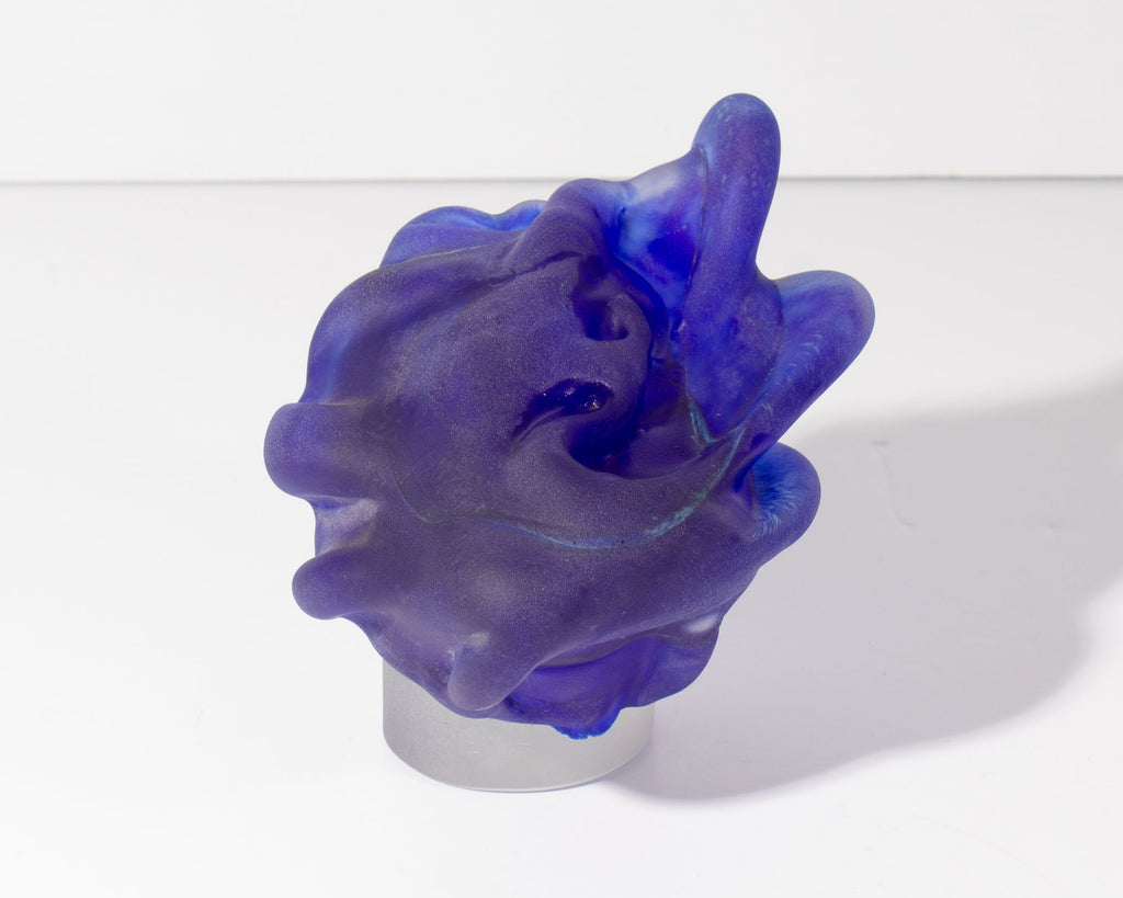 Stephen Fellerman and Clair Raabe 1995 Signed Art Glass Bust Sculpture