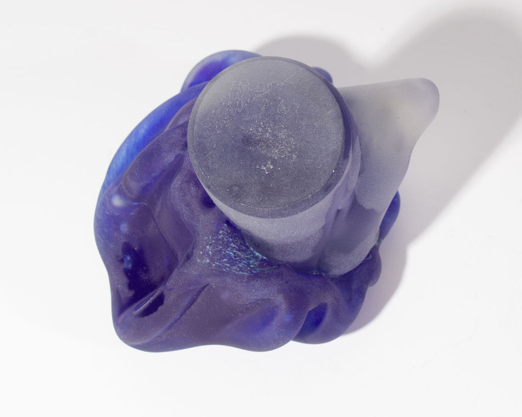 Stephen Fellerman and Clair Raabe 1995 Signed Art Glass Bust Sculpture