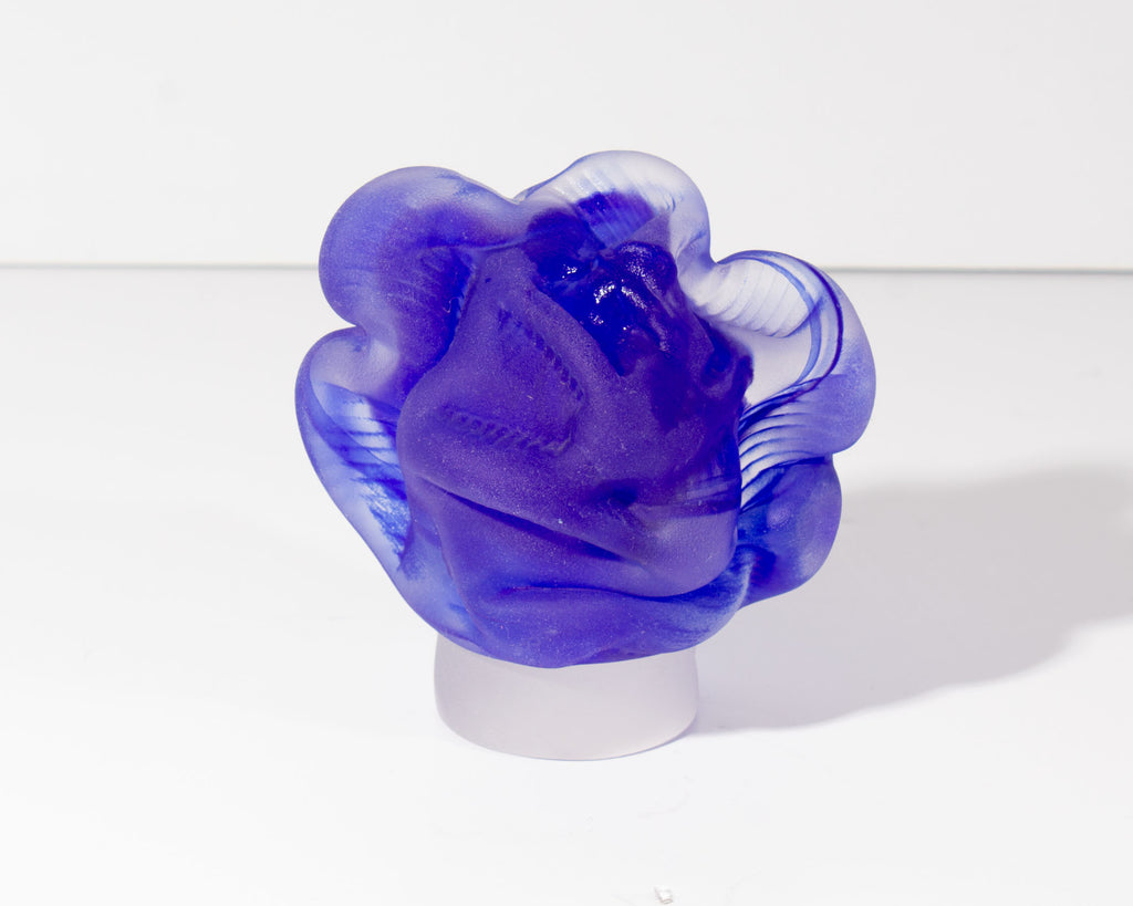 Stephen Fellerman and Clair Raabe 2000 Signed Art Glass Bust Sculpture