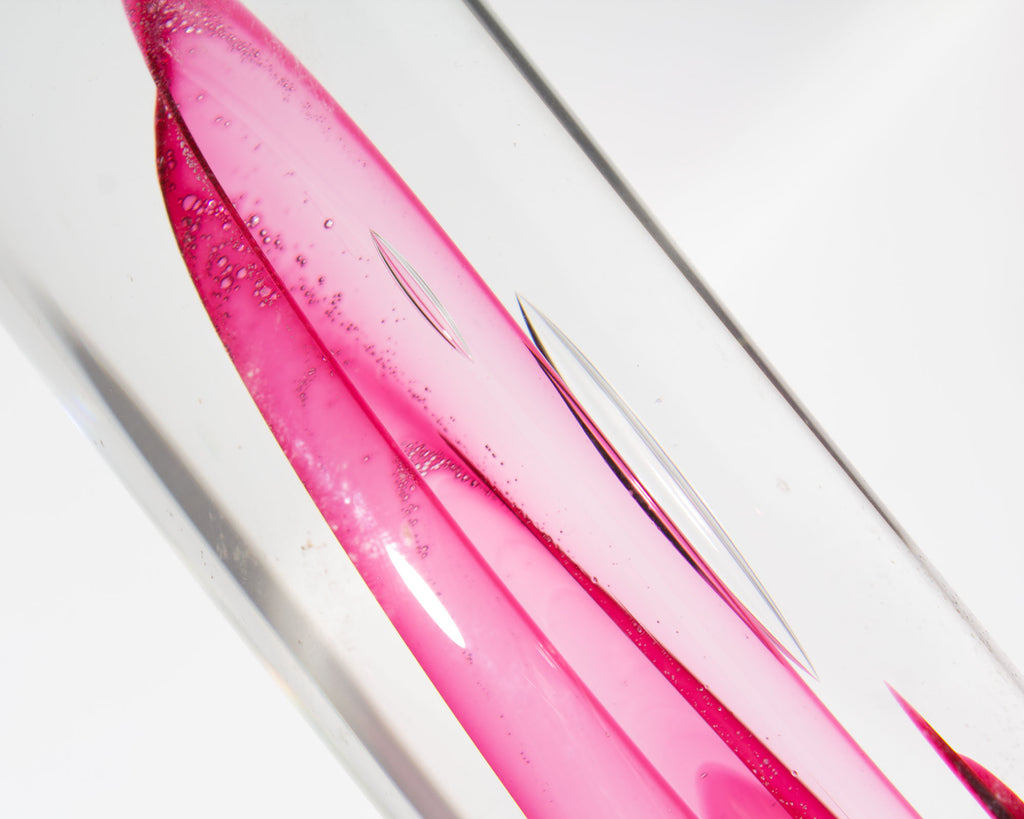 John McDonald Signed Art Glass Sculpture