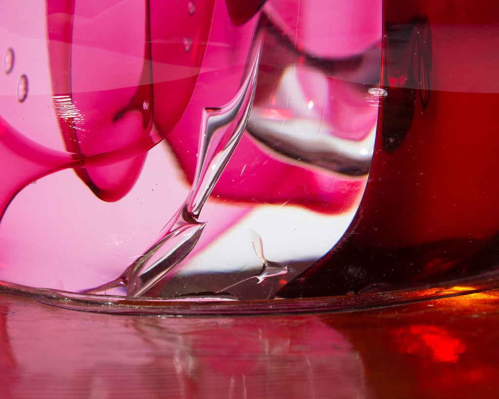 John McDonald Signed Art Glass Sculpture