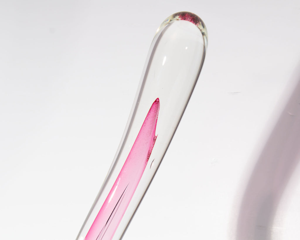 John McDonald Signed Art Glass Sculpture