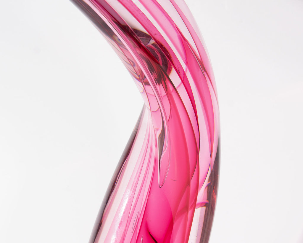 John McDonald Signed Art Glass Sculpture