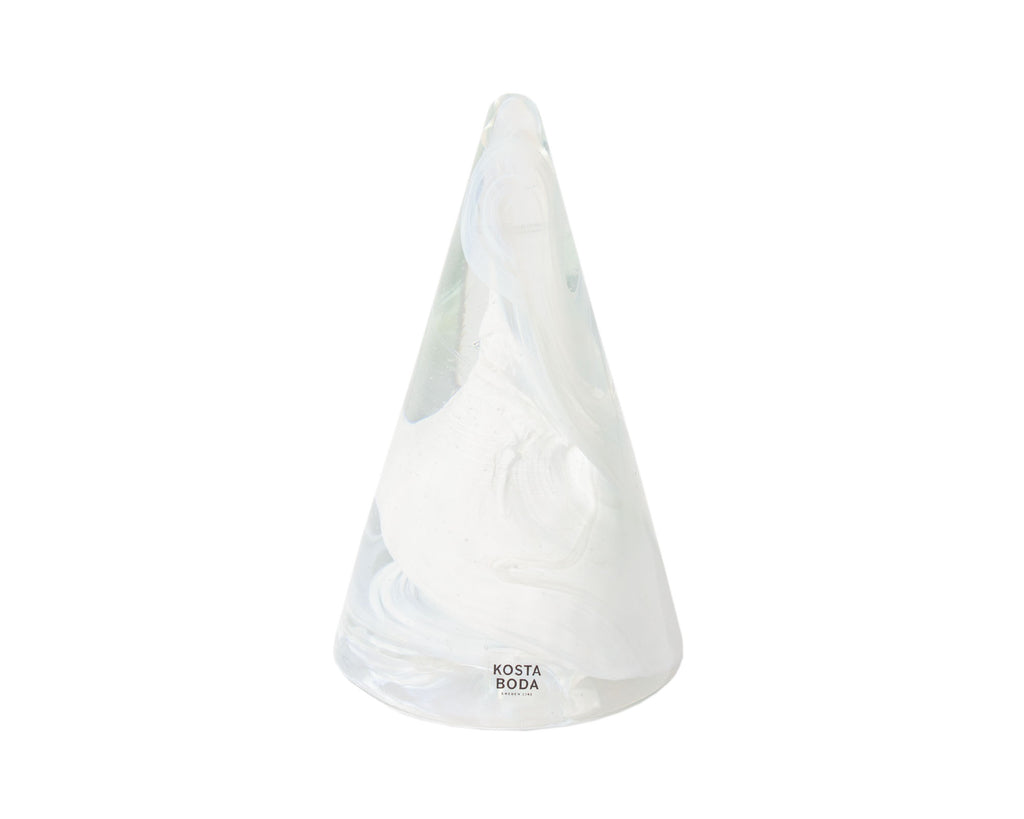 Anna Ehrner Kosta Boda Atoll Art Glass Cone Tree