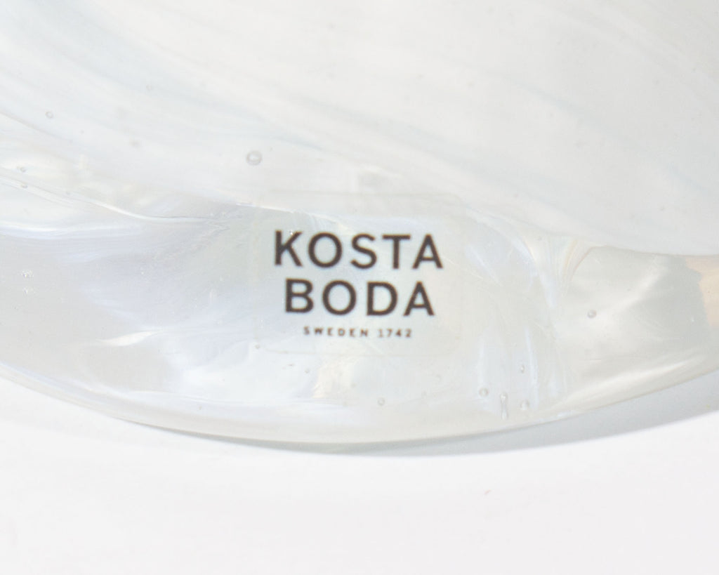 Anna Ehrner Kosta Boda Atoll Art Glass Cone Tree