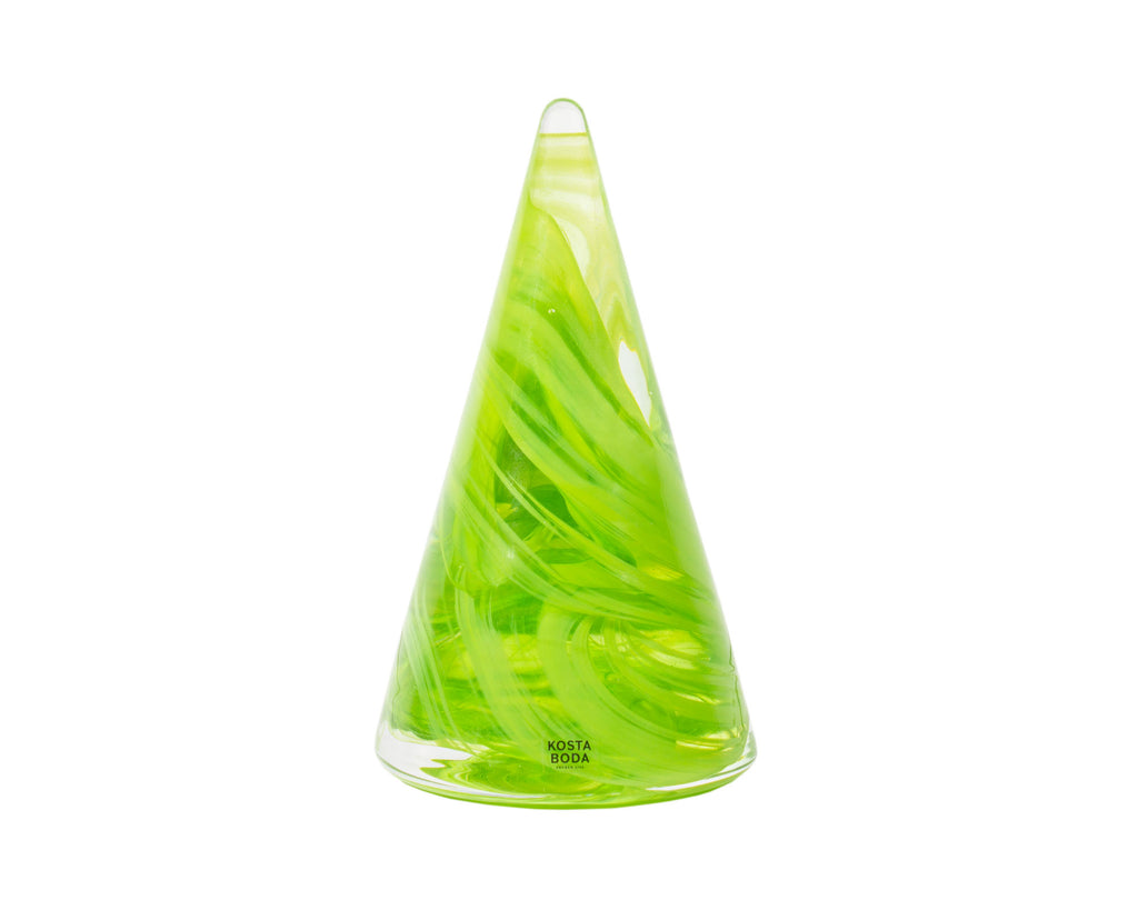 Anna Ehrner Kosta Boda Atoll Art Glass Cone Tree