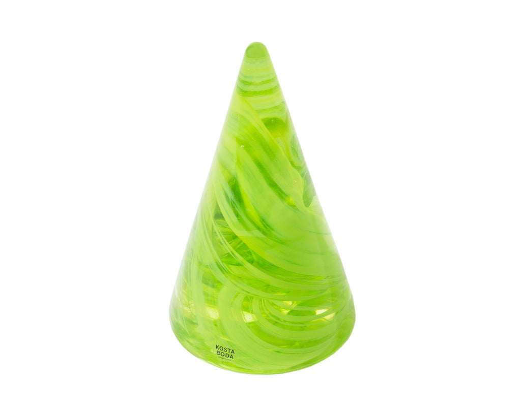 Anna Ehrner Kosta Boda Atoll Art Glass Cone Tree