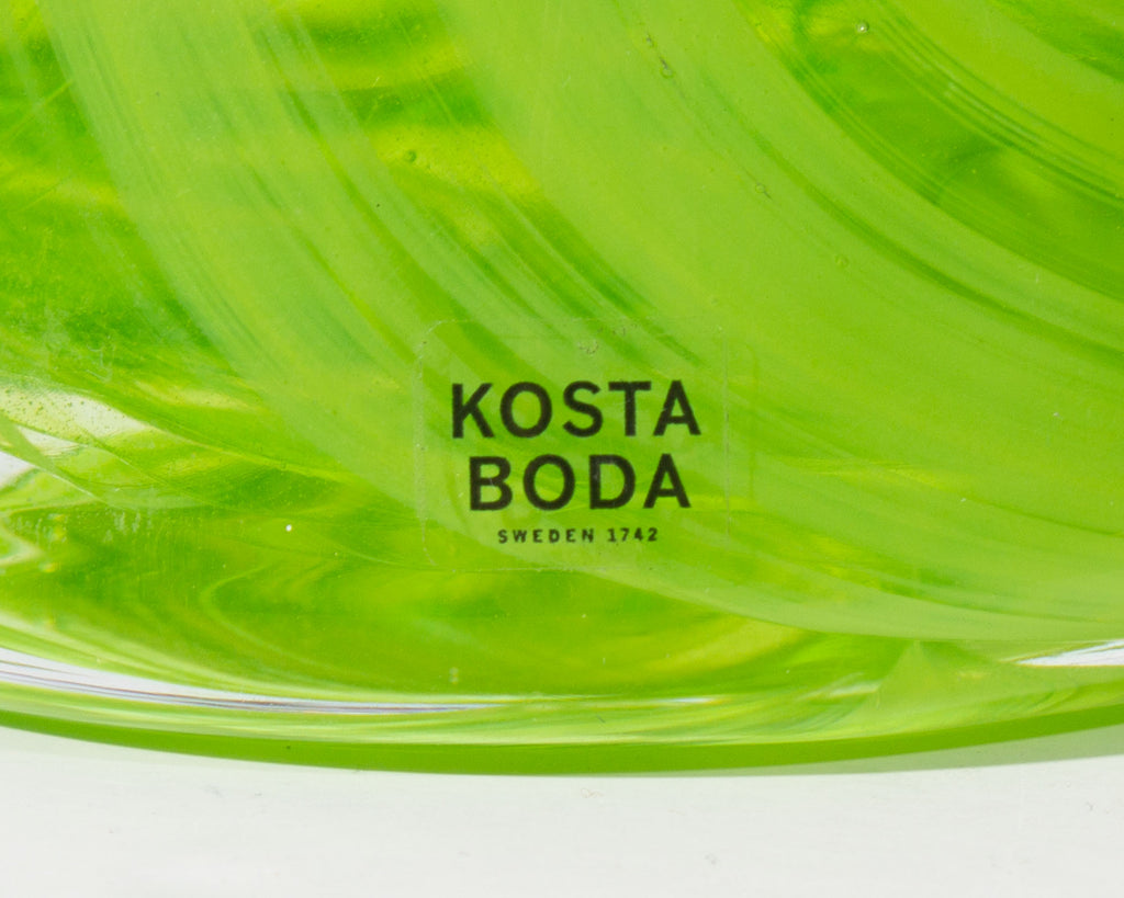 Anna Ehrner Kosta Boda Atoll Art Glass Cone Tree